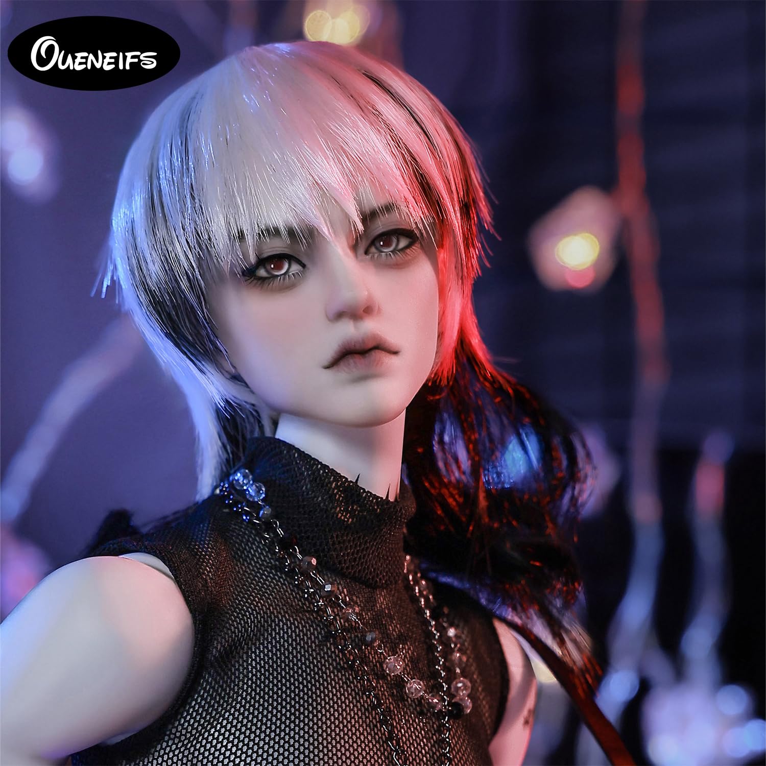 1/4 Acebjd Bjd Puppe Bassist Punk Rock Band Modern Fashion Hip-Hop Street Style Fullset Harz Spielzeug für 15+ Jahre alt