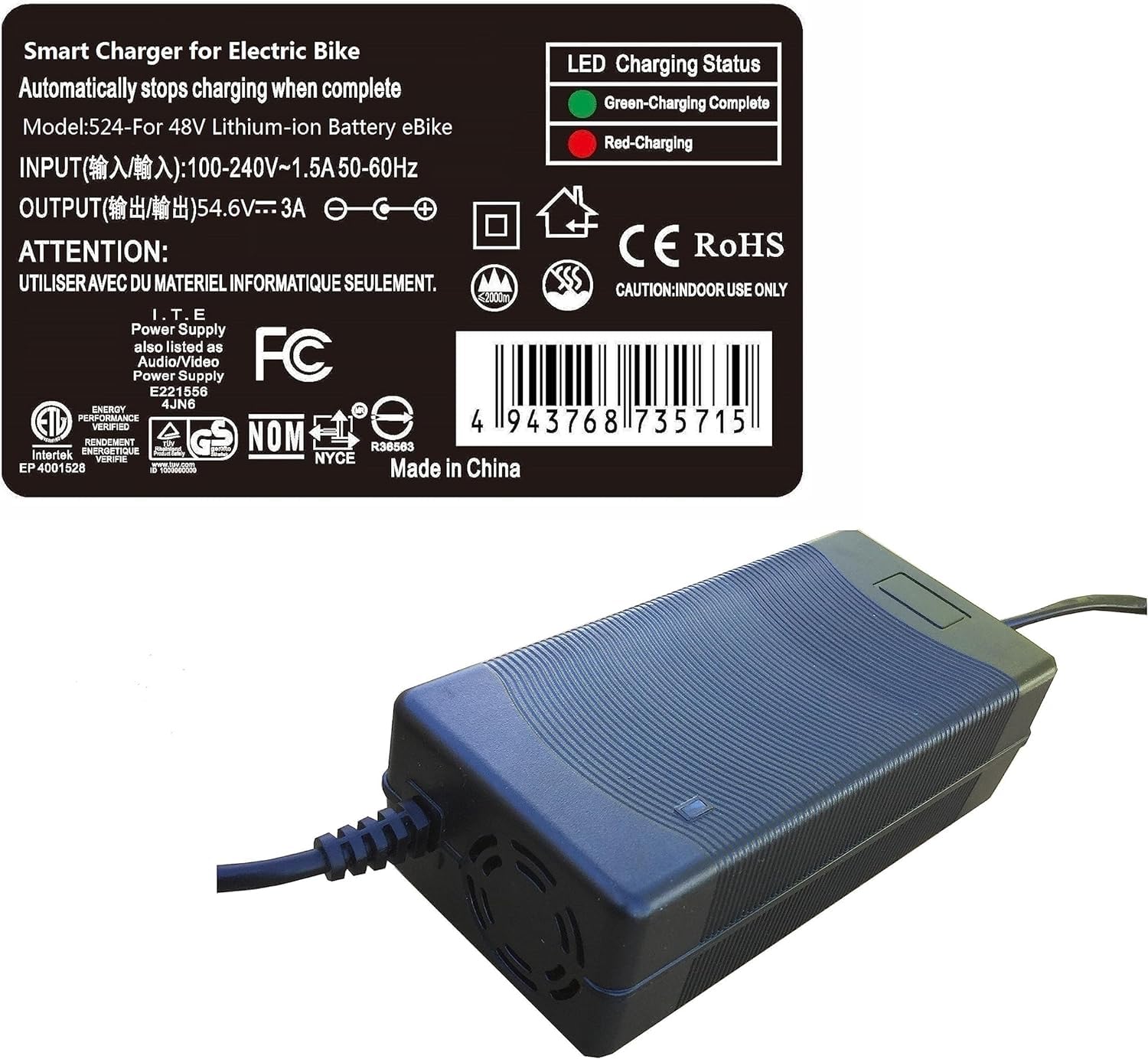 Amazon.com: 3 Amps Smart Charger Compatible with MZZK Falcon 2 Pro