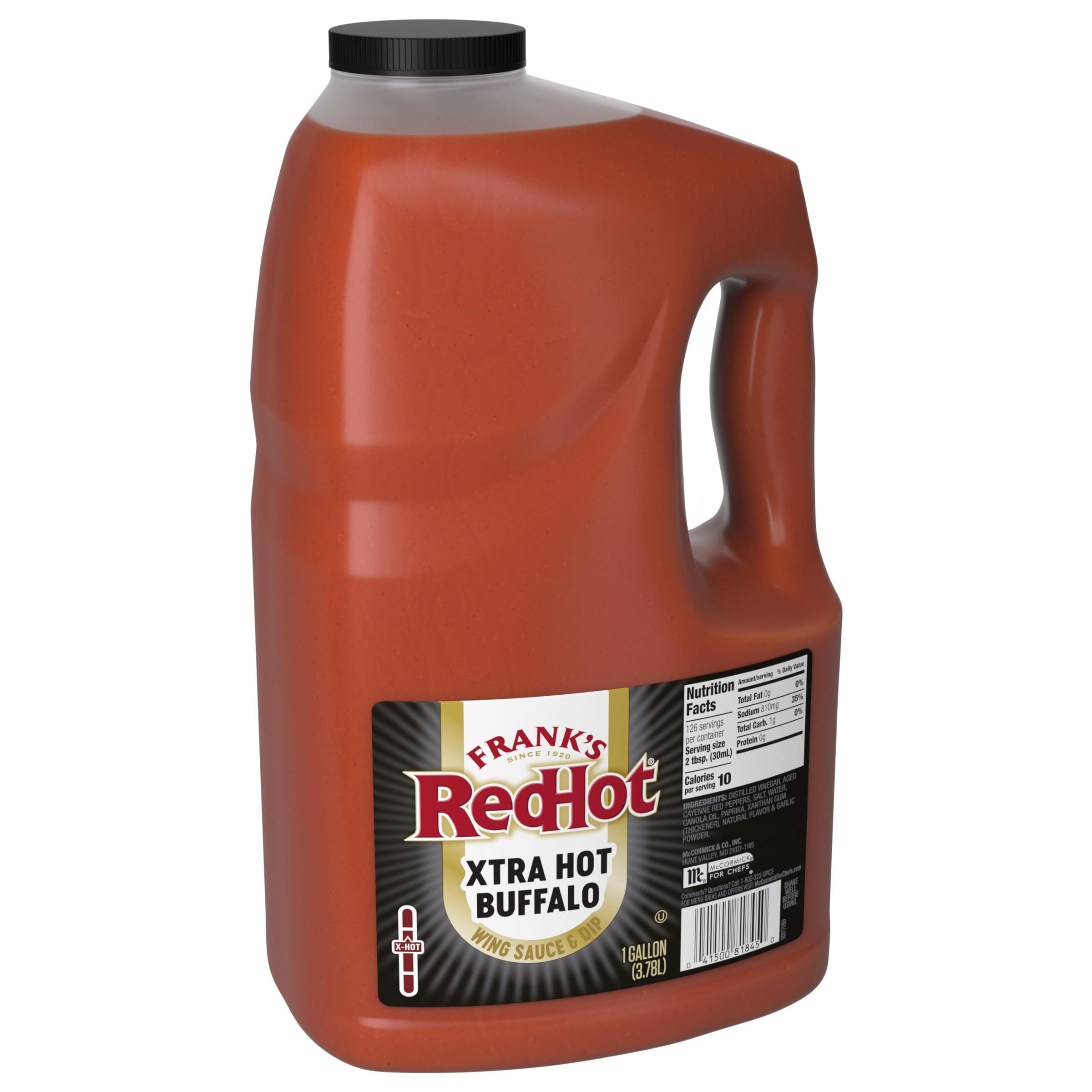 Amazon.com : Frank's RedHot Xtra Hot Buffalo Wings Sauce, 1 gal