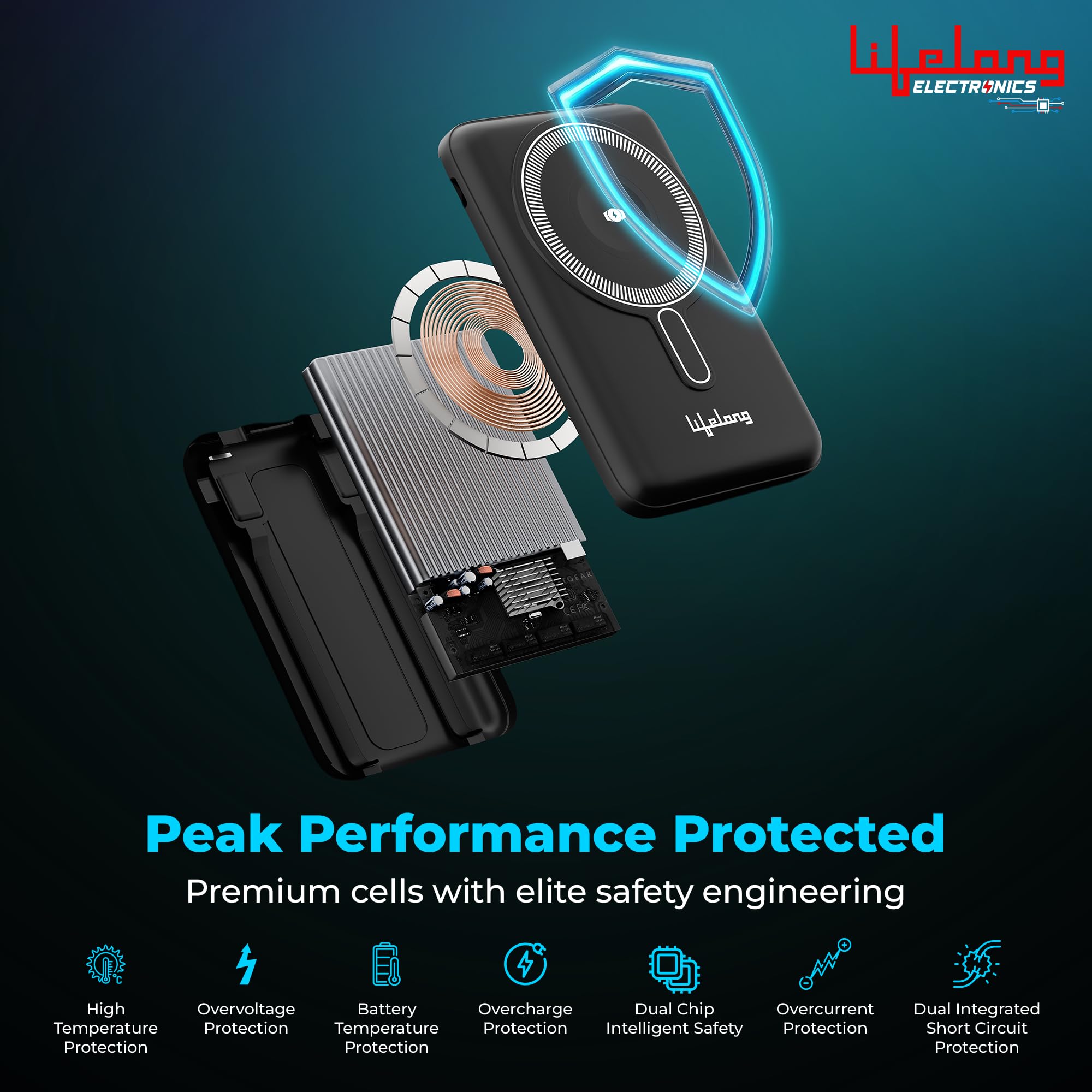 Lifelong MagSafe Wireless Power Bank - 10000mAh -6
