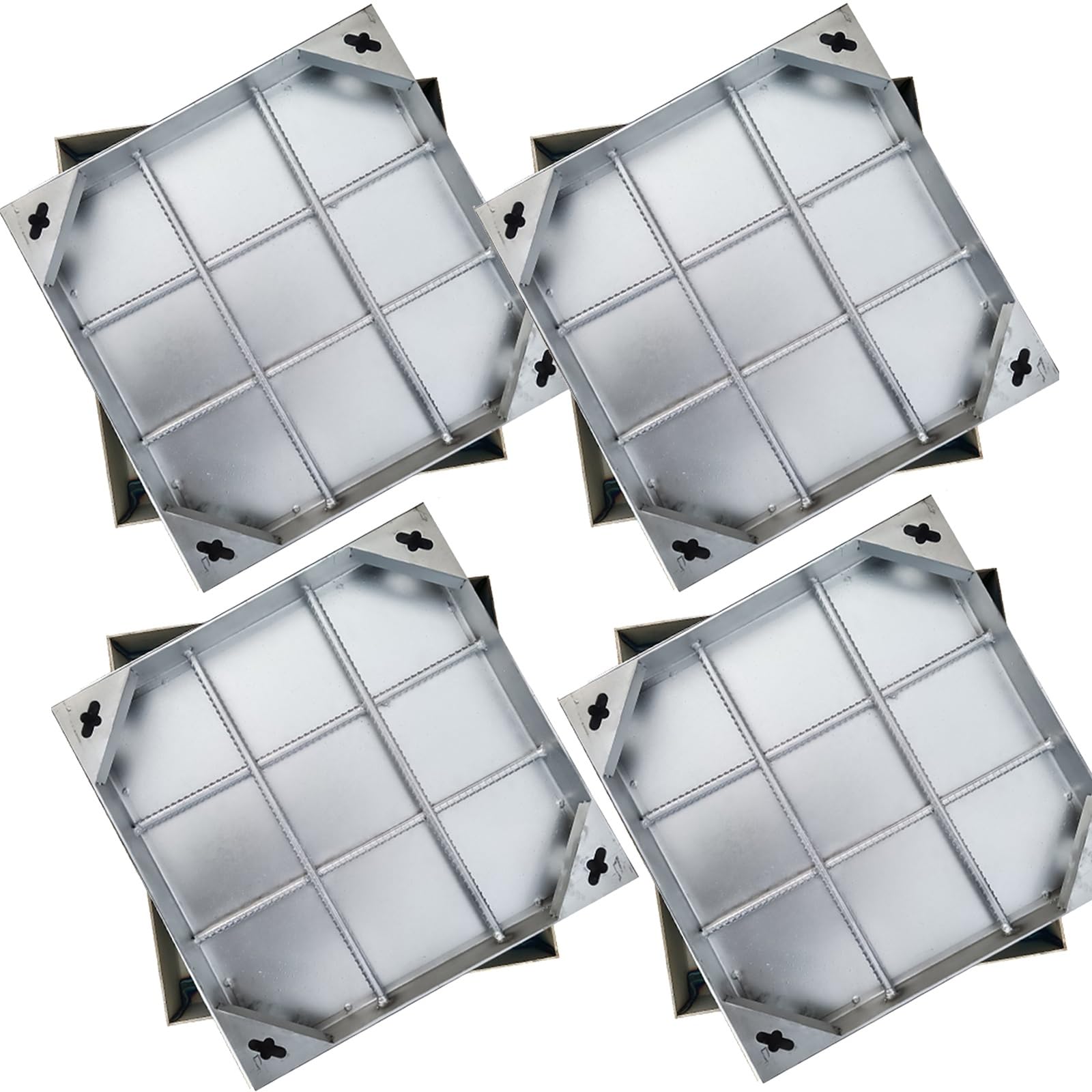 GJMSSMY Recessed Manhole Cover utility inspection lid patio access lid block paving inspection chamber alumi