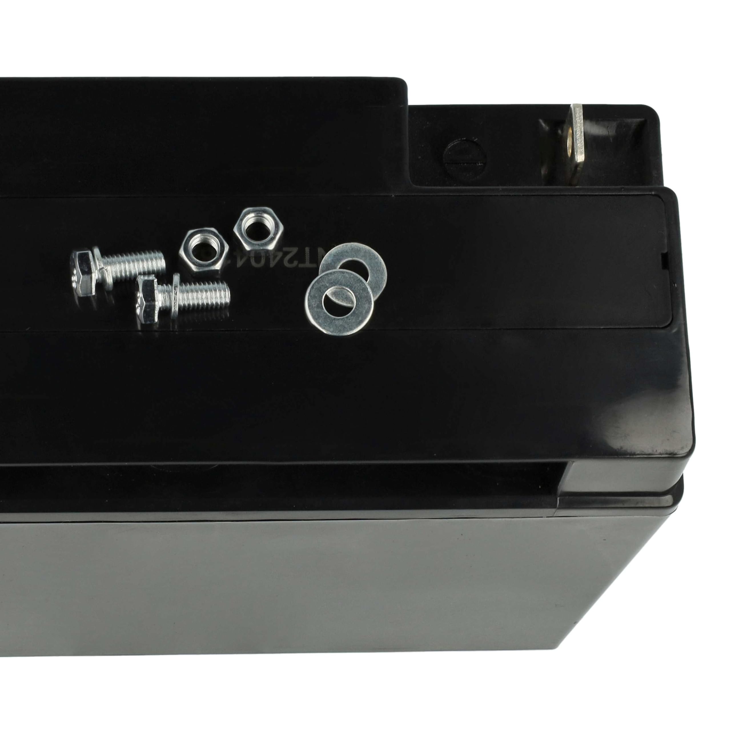 vhbw 2X Akku Ersatz für APC AP1250 | AGM09, RBC7, BT12-18, RBC50 für USV (18000 mAh, 12 V, AGM)