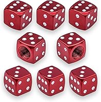 Vista 41 de 6 tapas de vástago de válvula de neumático, tapas de válvula de neumático de acero inoxidable para automóviles, camiones, SUV, motocicletas, Verde