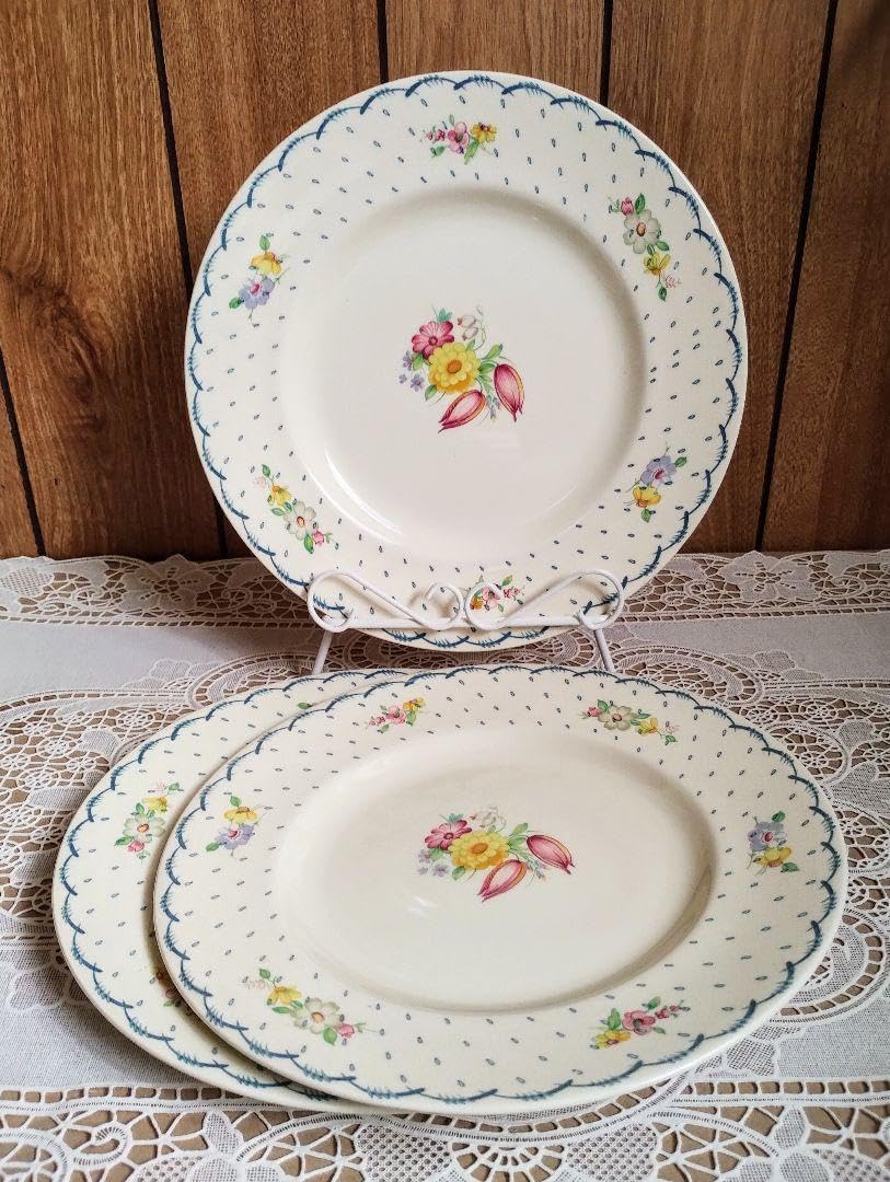 スージークーパー『プランタン』ブルー ランチョンプレート 3枚 スージークーパープランタンブルー ランチョンプレート 3枚 スージー