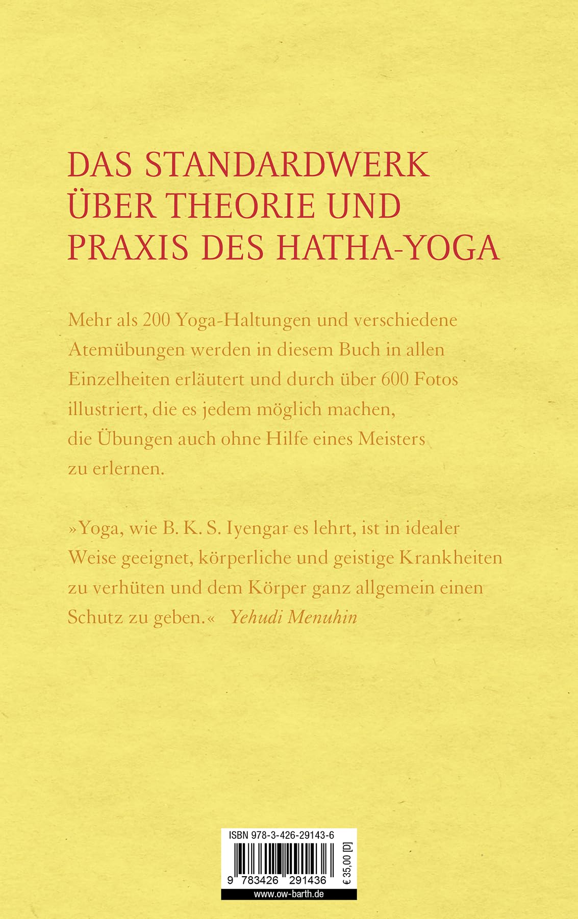 Licht auf Yoga: Das gundlegende Lehrbuch des Hatha-Yoga