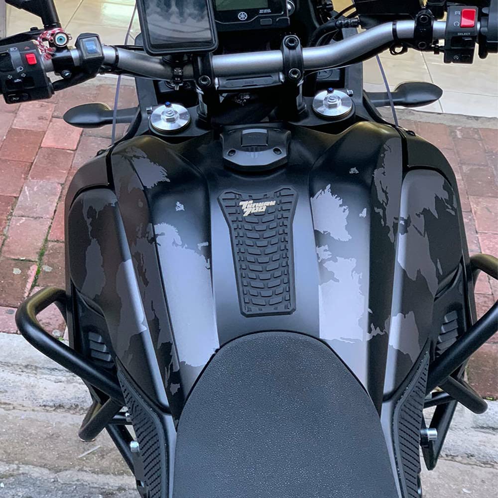 Kit Protezione Serbatoio Per YAMAHA Tenere 700 E Rally XTZ 2025 – Adesivo In PVC Antigraffio, Antiscivolo E Resistente Ai Raggi UV