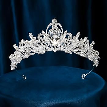 Tiara Corona Cristallo Per Sposa - Diadema Principessa Con Strass, Regalo Compleanno