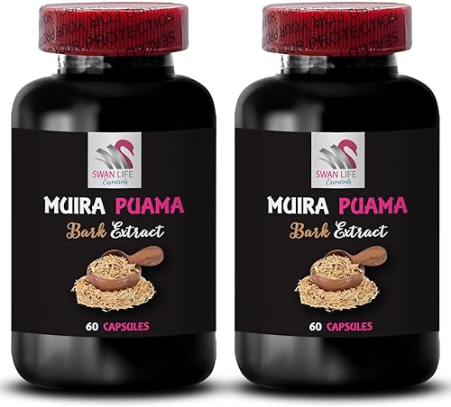 Extracto de corteza de MUIRA PUAMA - Optimizador de energía equilibrada, fuente de energía a base de plantas, preparación para la aventura, fórmula