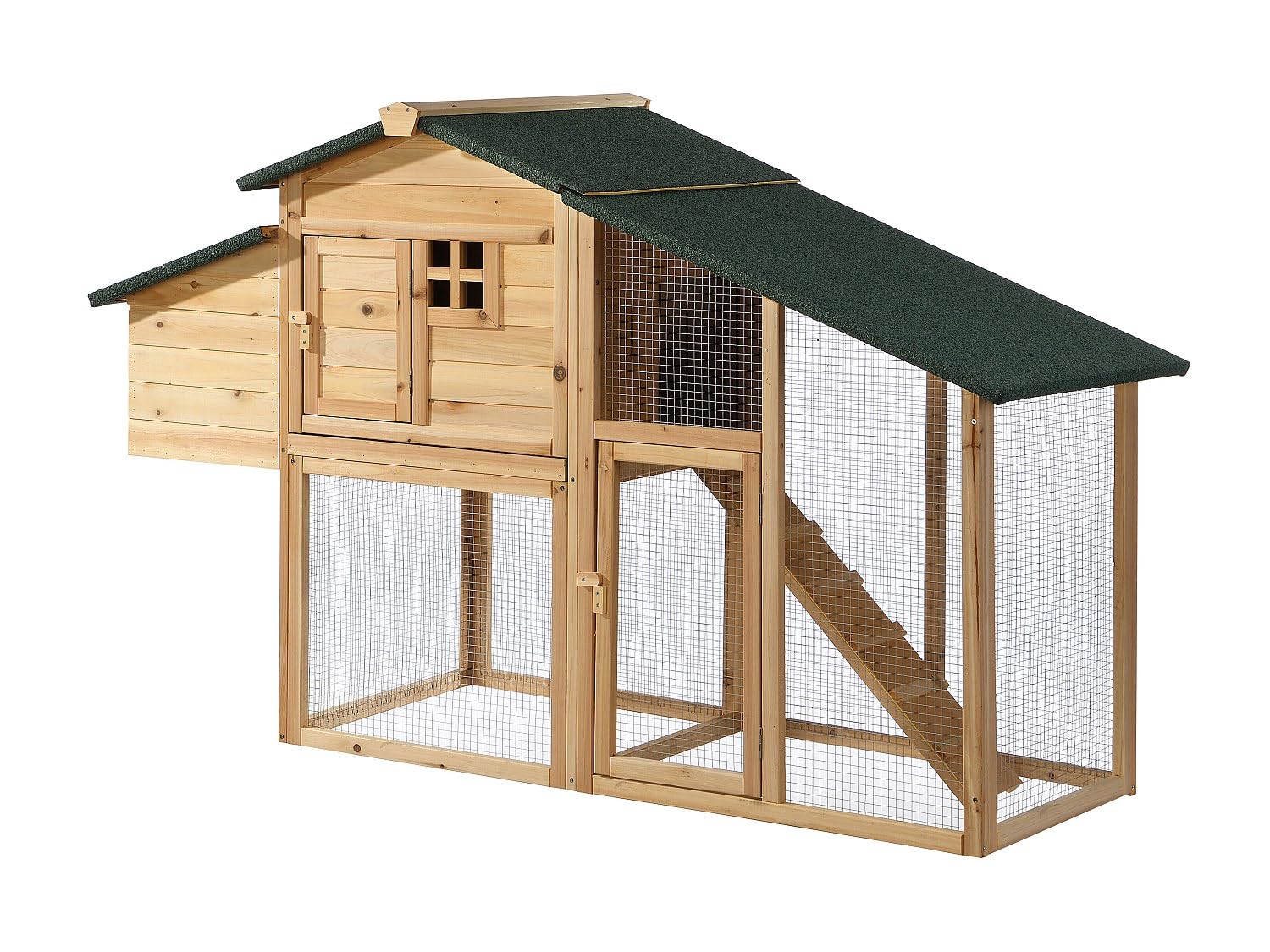 Vente-unique - Gallinero Levas - L 173cm x A 63.8cm x H 108.4cm - Pino - Color Natural Claro