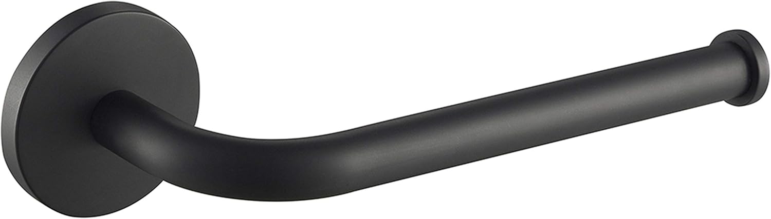 Blossom Towel Bar Holder Solid Brass Bathroom Accessory Shower Wall Mount Matt Black BA02 504 04