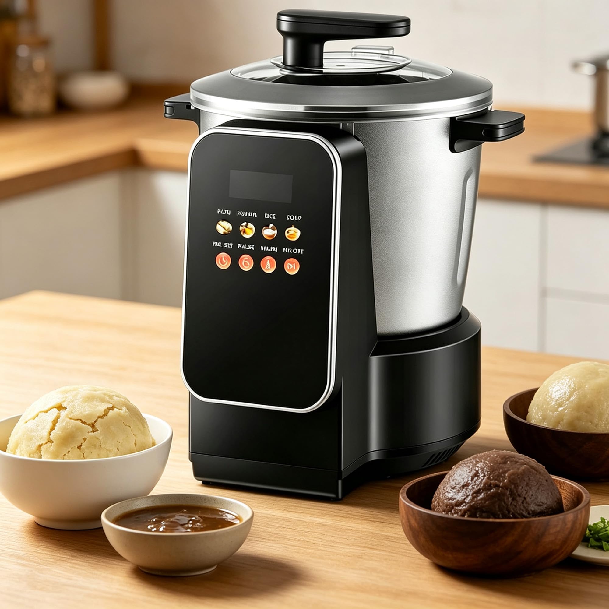 Swallow Maker Machine, 900W Pounded Yam Machine, 8L Fufu Maker