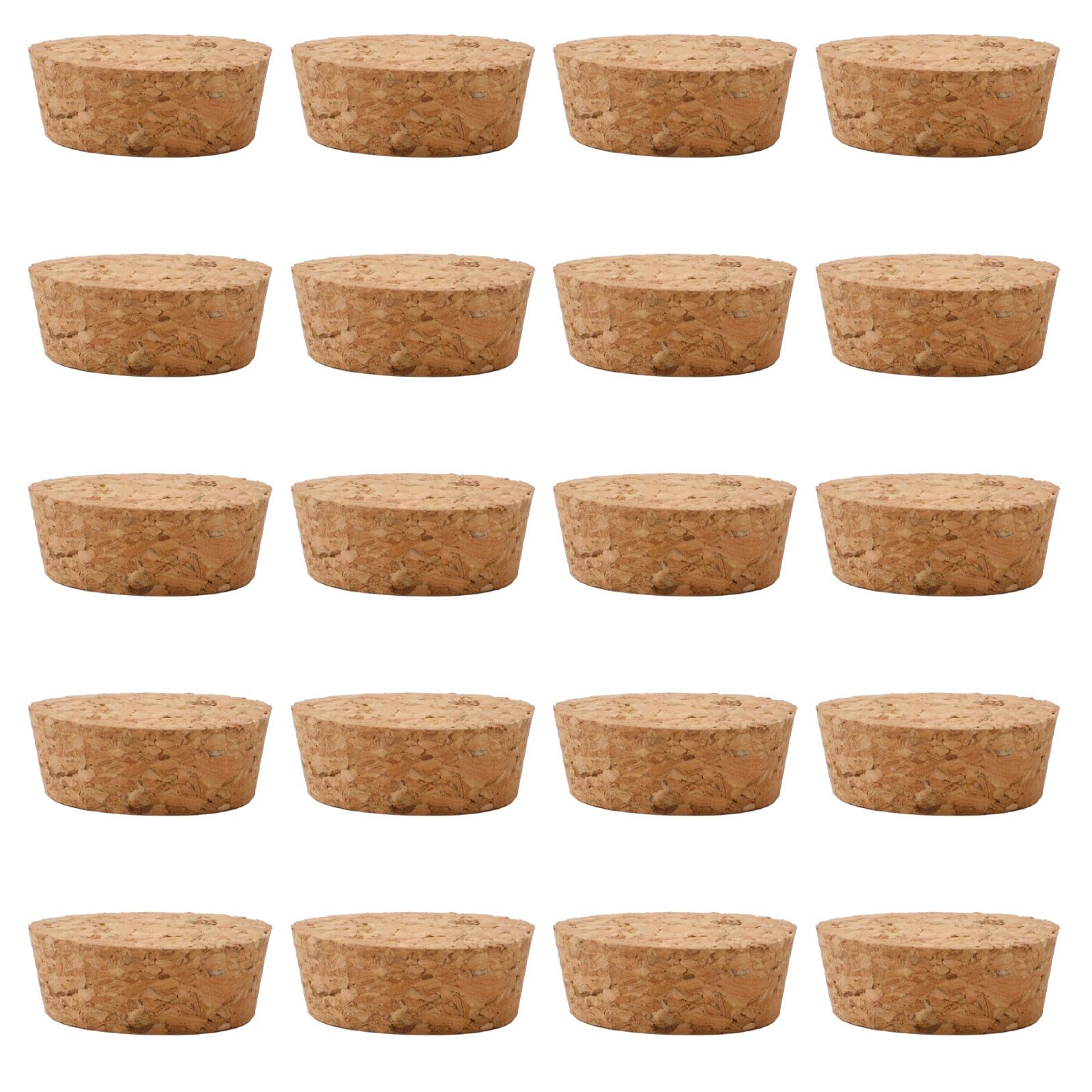 INCREWAY Corchos de madera blanda naturales, 20 piezas, tapones cónicos de corcho, tapones de vidrio grandes y pequeños para botellas de vino y cerveza — view 39