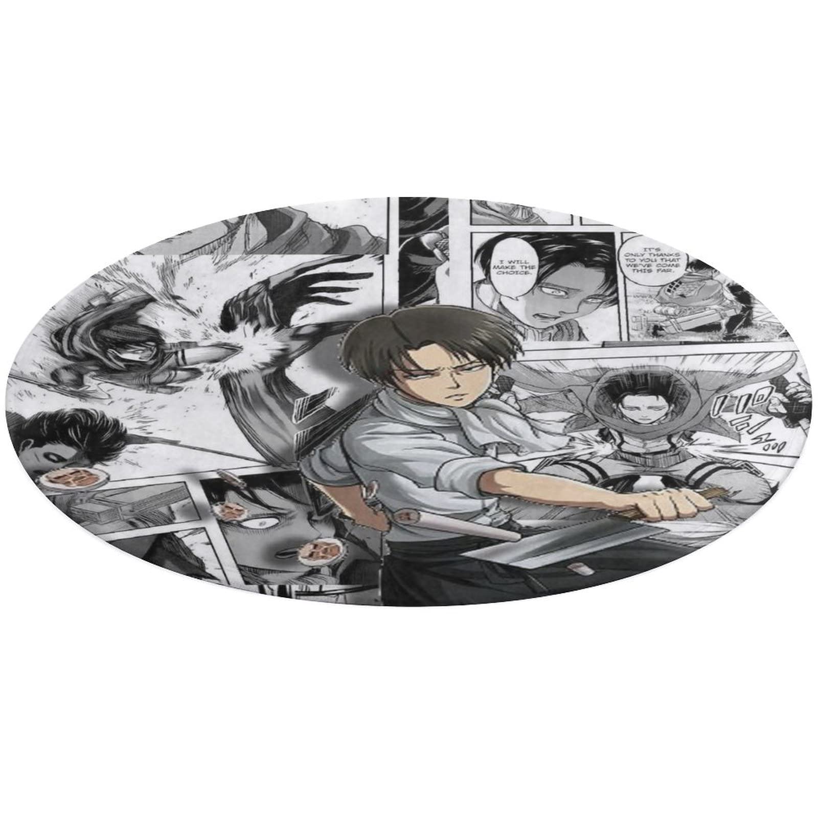 Amazon | 進撃の巨人 リヴァイ 兵長 カーペット おしゃれ ラグマット