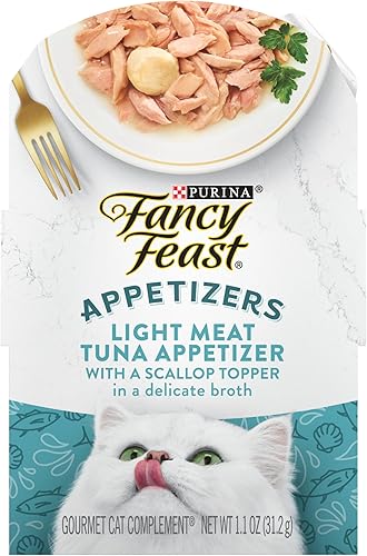 Purina Fancy Feast Appetizers - Complemento de comida húmeda para gatos adultos, Appetizers
