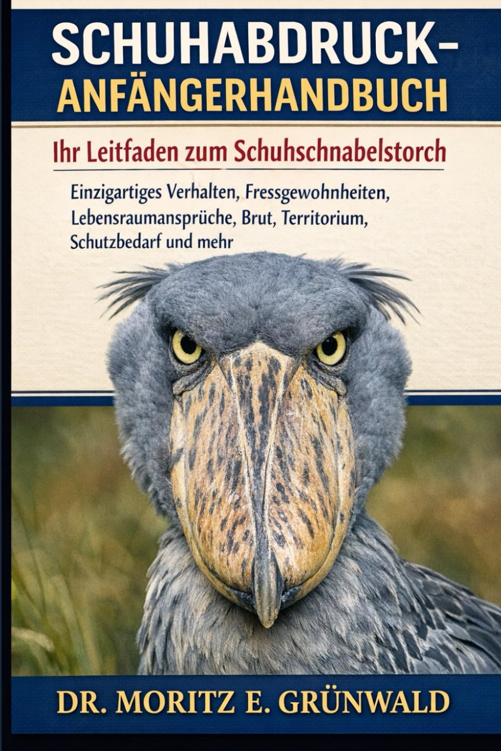 SCHUHABDRUCK-ANFÄNGERHANDBUCH: Ihr Leitfaden zum Schuhschnabelstorch – Einzigartiges Verhalten, Fressgewohnheiten, Lebensraumansprüche, Brut, Territorium, Schutzbedarf und mehr