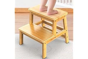 IPOW Two-Step Stool for Kids Adults: Safe, Strong, and Stylish