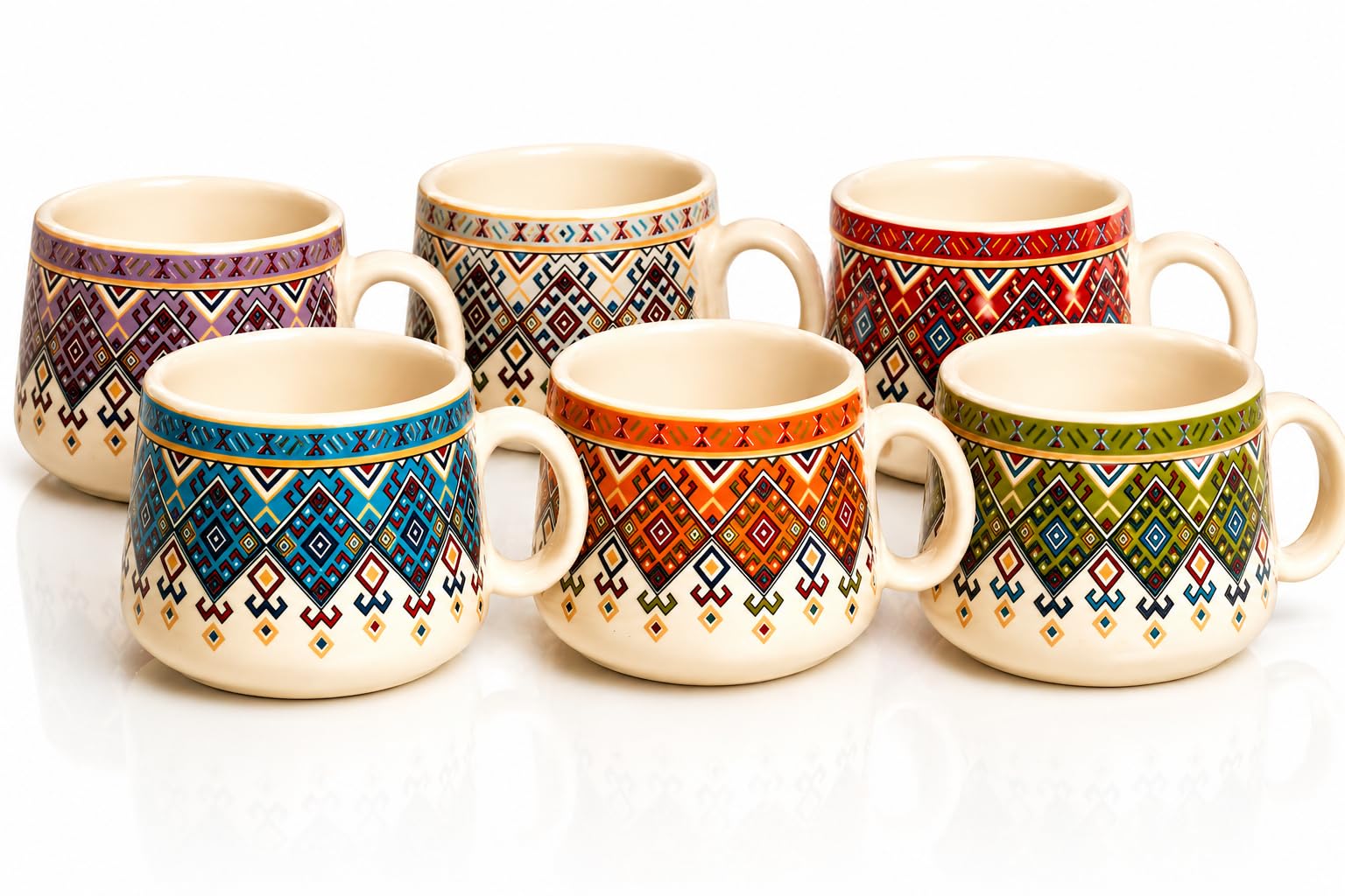 Tasses à thé en céramique résistantes au micro-ondes pour un expresso ou chai chaud