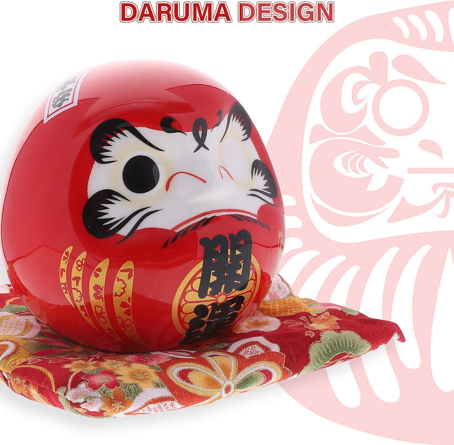 Gadpiparty Home Decor Home Decor Ceramic Doll Figurines Japanese Lucky Dolls Car Interior Decoration (9cm) Decoraciones para Salas De Casa Decoraciones para Salas De Casa