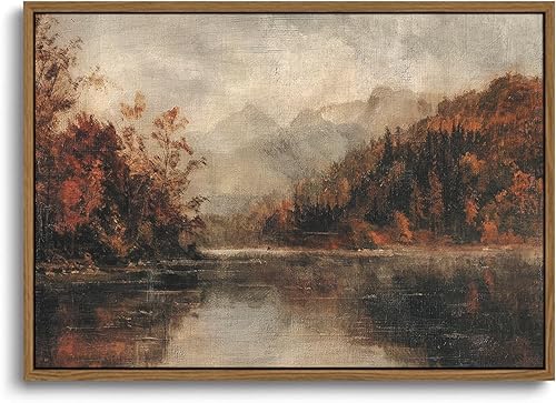 Miniatura 102 de KISSFOX Arte de Pared en Lienzo Vintage del Canal de Venecia Arte Impresionista Retro Neutral Paisaje Urbano de Italia Paisaje Arte de Pared