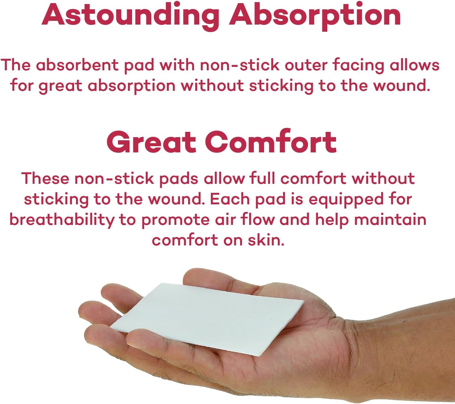 Dealmed Sterile Non-Adherent 2" x 3" Gauze Pads | Non-Adhesive Wound Dressing, Highly Absorbent & Non-Stick, Painless Removal-Switch, Individually Wrapped for Extra Protection (2" x 3" Case of 1200)
