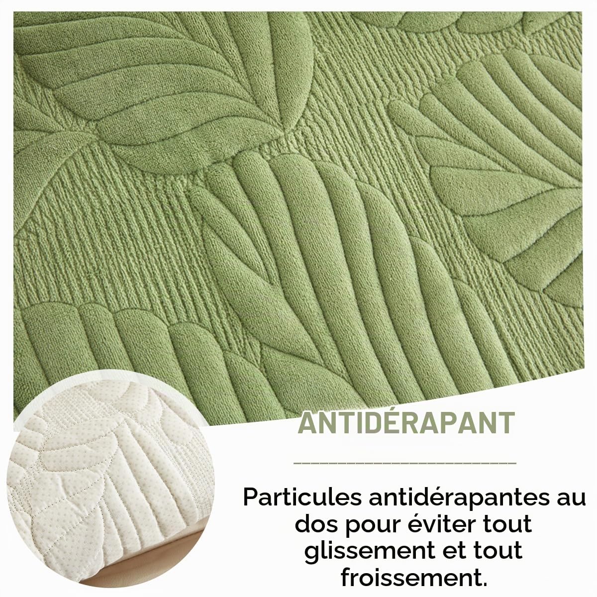 FANSU Housse de Fauteuil Relax Extensible 1 Places, Feuille Peluche Courte Housse de Fauteuil Relax Inclinable Electrique, avec Poches et Élastique Housse de Canapé Antidérapante
