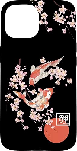 Miniatura 10 de Funda para iPhone 13 Pro Max Cherry Blossom Koi Carp Fish Japanese Sakura Graphic Art
