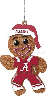 FOCO Alabama Crimson Tide Gingerbread Man Holiday Ornament