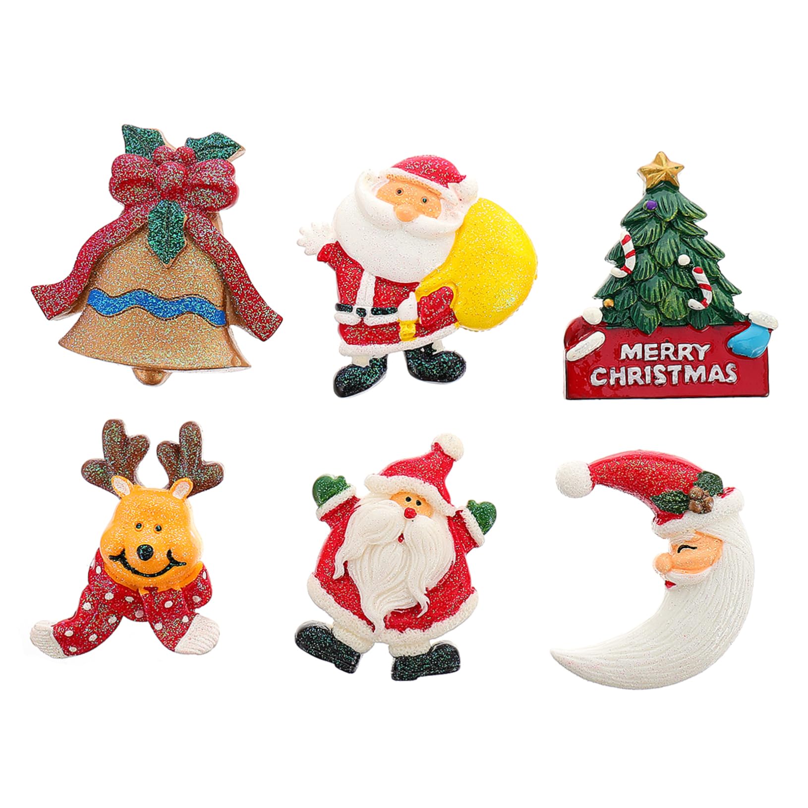 Breloques résine de Noël Zerodeko pour coque téléphone DIY et déco frigo