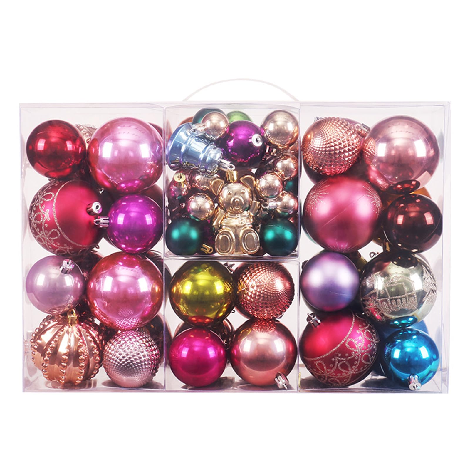 Ensemble de Noël festif et Nouvel An aux styles colorés assortis