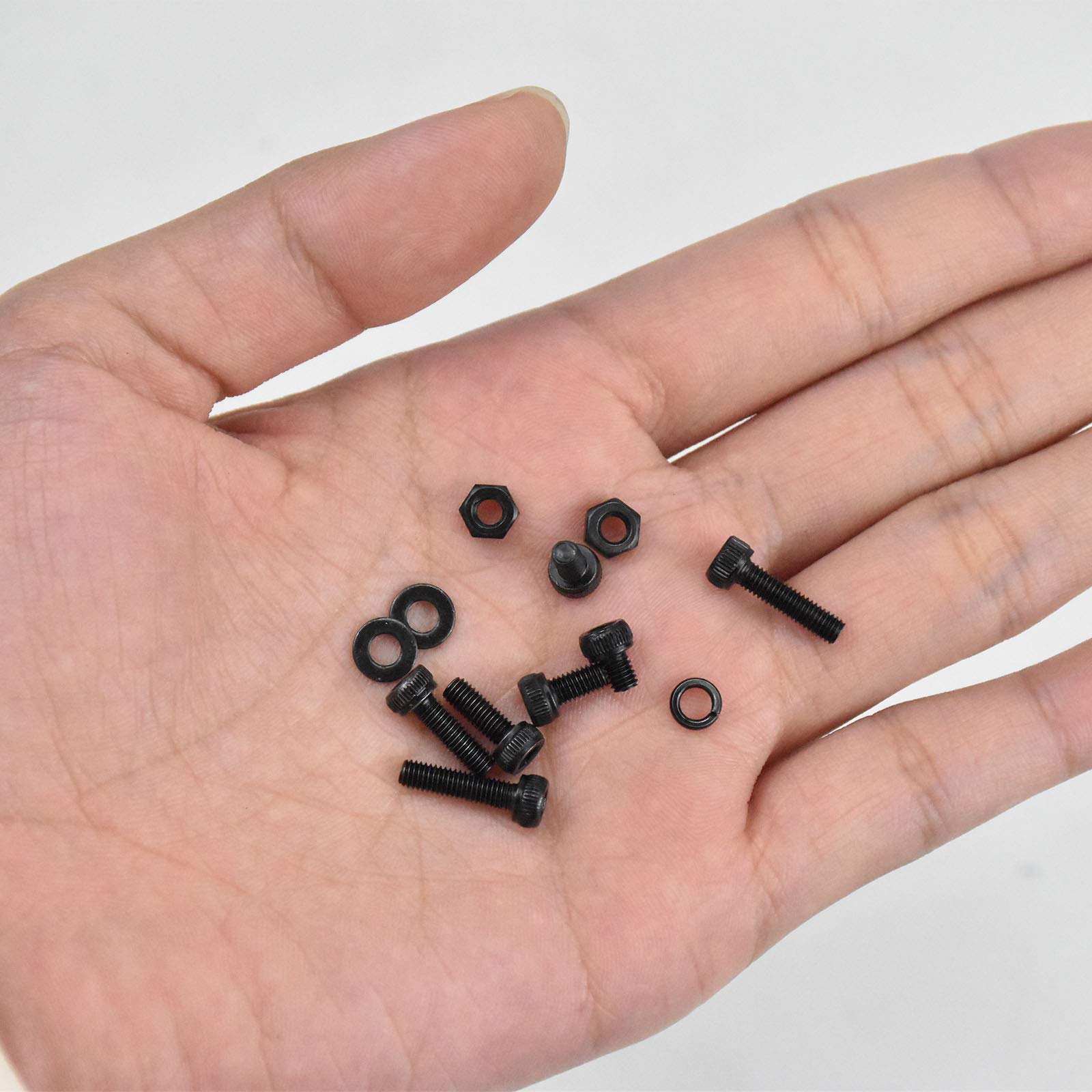 Viti Tappo 1/4" UNF AUTOCOLORANTI NERO ALTA TRAZIONE 12,9 BULLONI - Foto 2