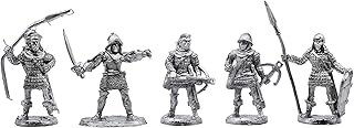Iron Wind Metals - Juego de 5 piezas de guardia de ciudad, 100% peltre sin plomo, miniaturas clásicas de fantasía para jue...