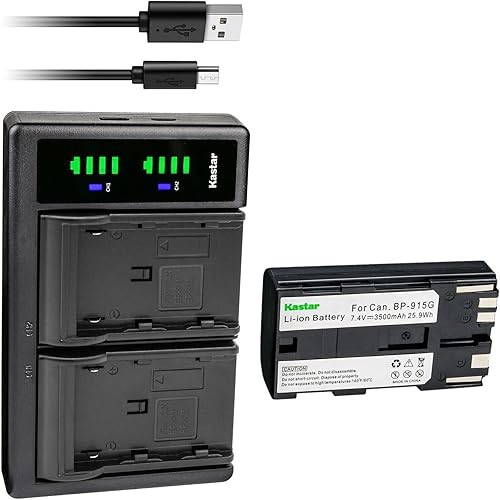 Miniatura 10 de Kastar BP-915G LTD2 - Cargador de batería USB compatible con Riegl FG21-P Riegl FG21P, Fase One IQ, Fase One Laser IQ, Fase One IQ3, Fase One IQ4,