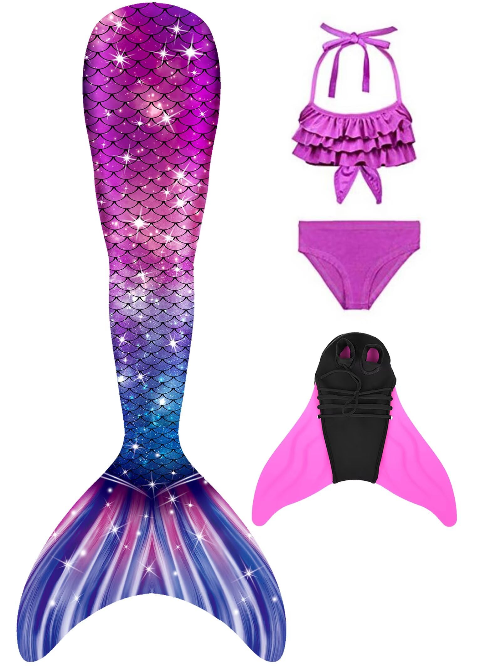 Outfit mit Flossen-Look für Karneval, Cosplay & Fotoshooting – Größen 110–150 & S/M/L – Nur zur Verkleidung