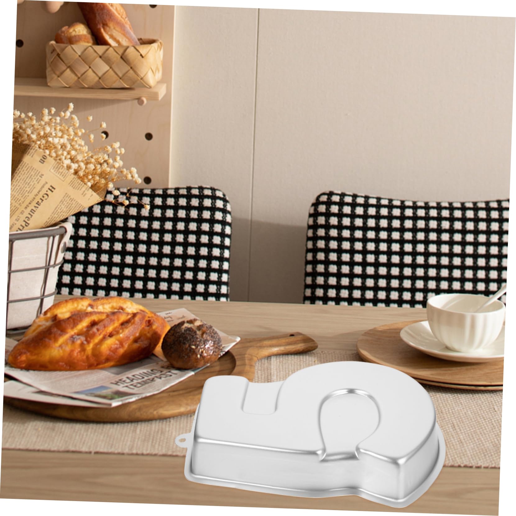 ABOOFAN 2 Piezas Molde para Pastel de Número de Aluminio para Cumpleaños Herramienta de Repostería Diy Pan de Hornear Metálico para Tartas y Celebraciones