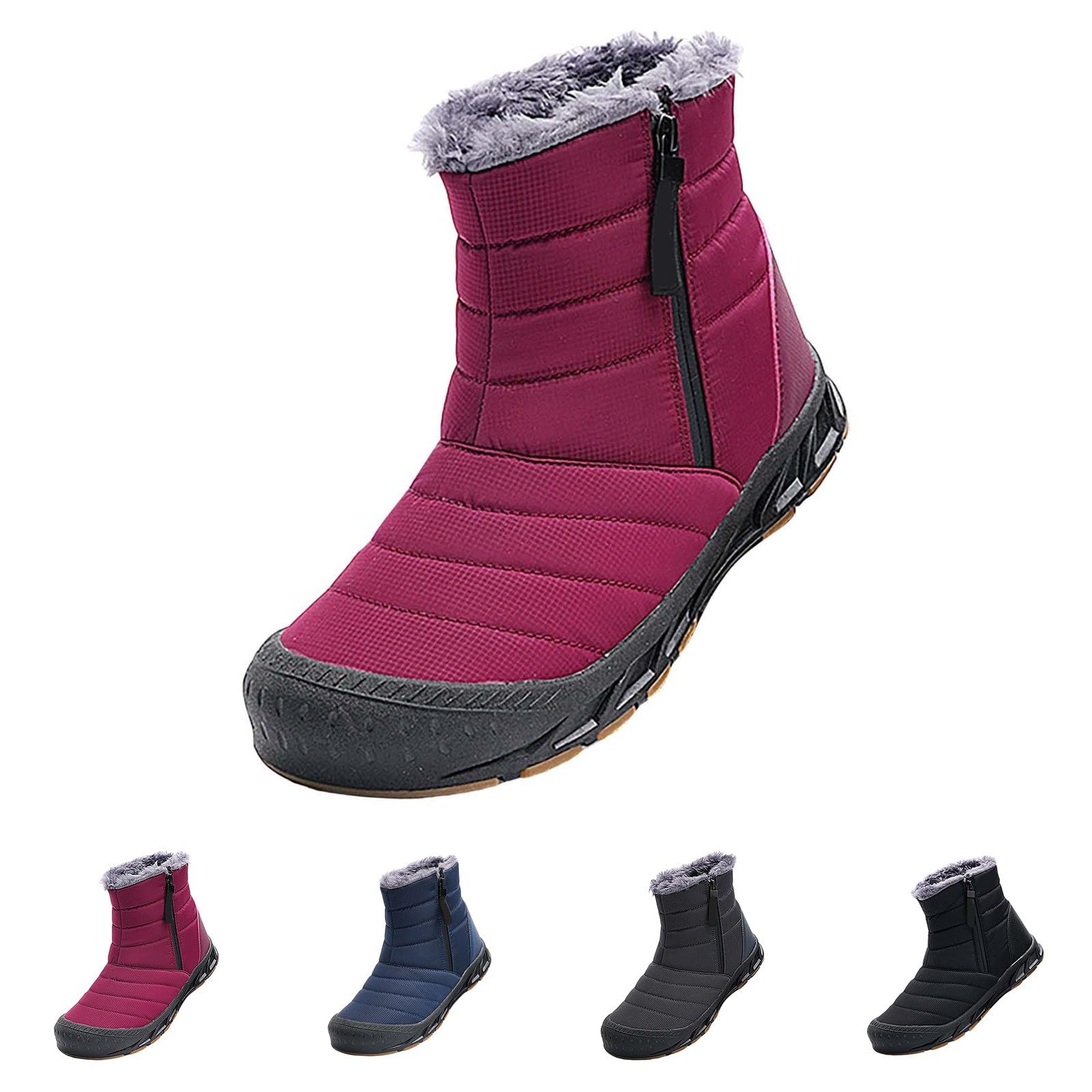Winterschuhe Herren Gefüttert Schneeschuhe Herren Warm Wanderstiefel