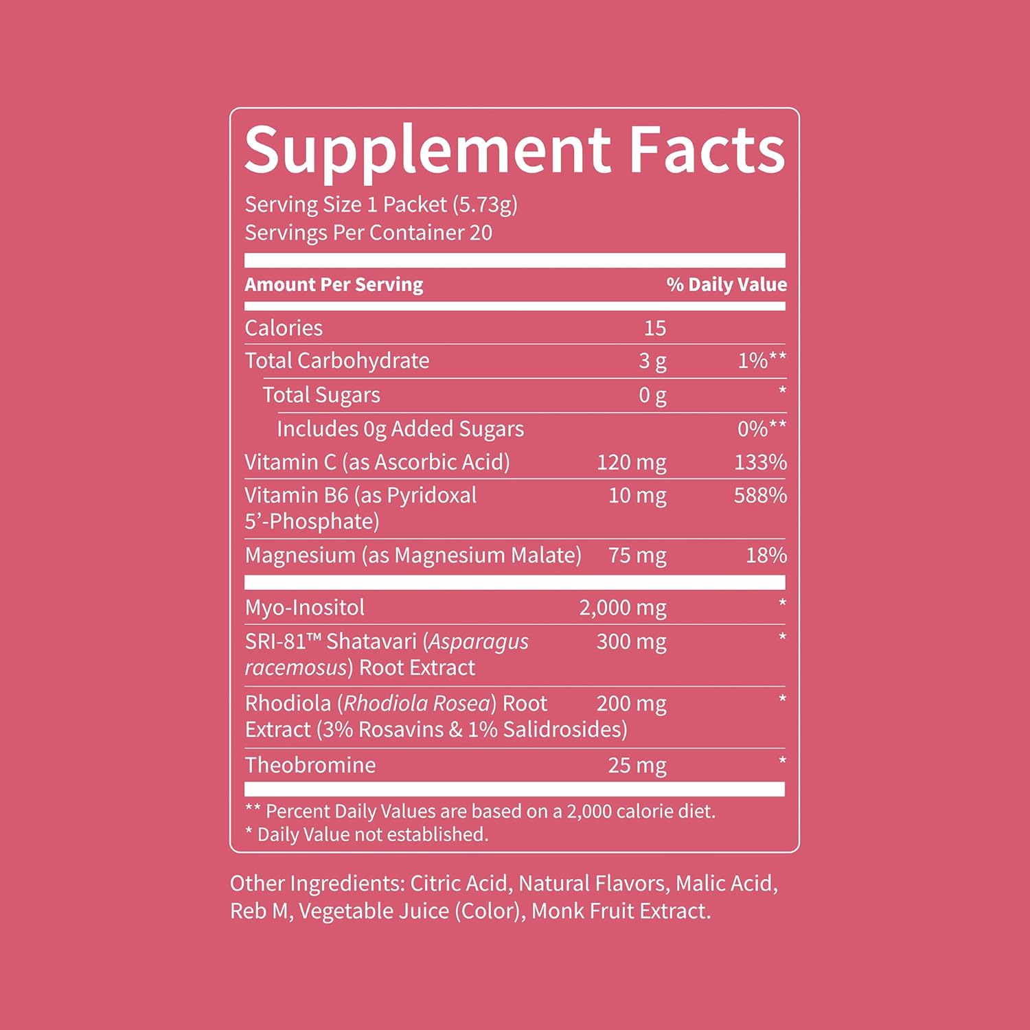 Nello Superbalance Hormonal Support Drink Mix, SRI-81 Shatavari, Myo-Inositol, Rhodiola Rosea, Vitamin C, Magnesium, Theobromine (20 Servings, Blueberry Acai)