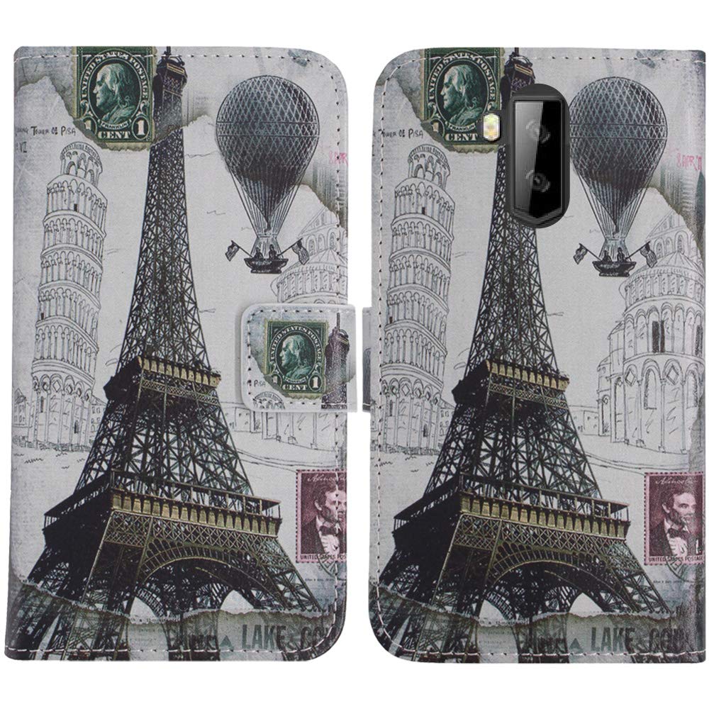 Custodia In Pelle Con Portafoglio E Supporto Per Ulefone Armor X3 - Cover Con Stampa Teschio, Slot Carte E Chiusura Magnetica