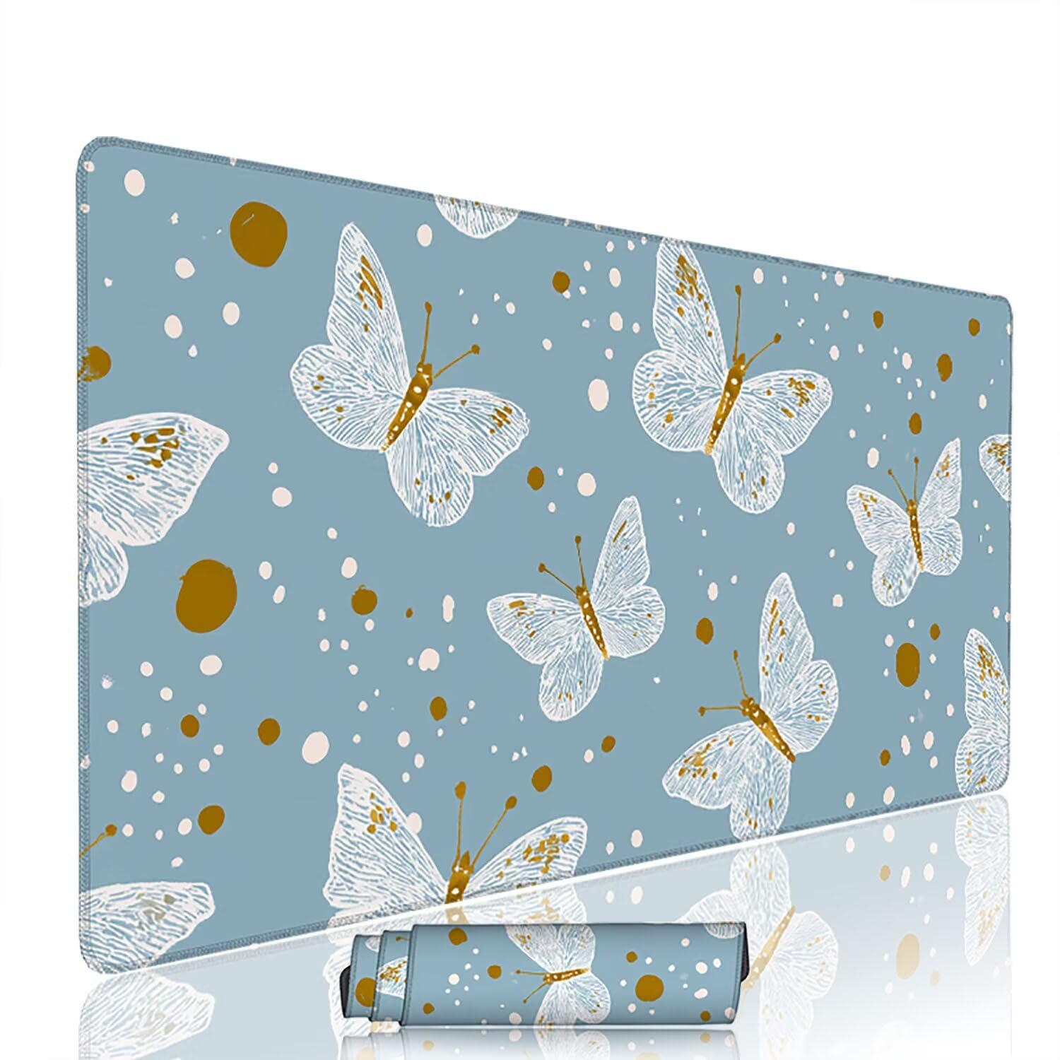 Podkładka pod mysz jajko kaczka podkładka pod mysz na biurko XXL do gier 1200 x 600 x 3 mm podkładka pod mysz gumowa podkładka motylkowa duża podkładka pod rękę gracz akcesoria wodoodporne PC, do