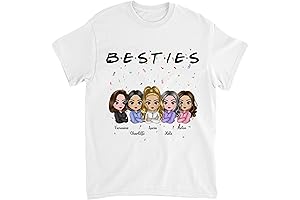 Custom Besties/Sisters T-Shirt: A Unique and Memorable Gift for Special Women in Your Life