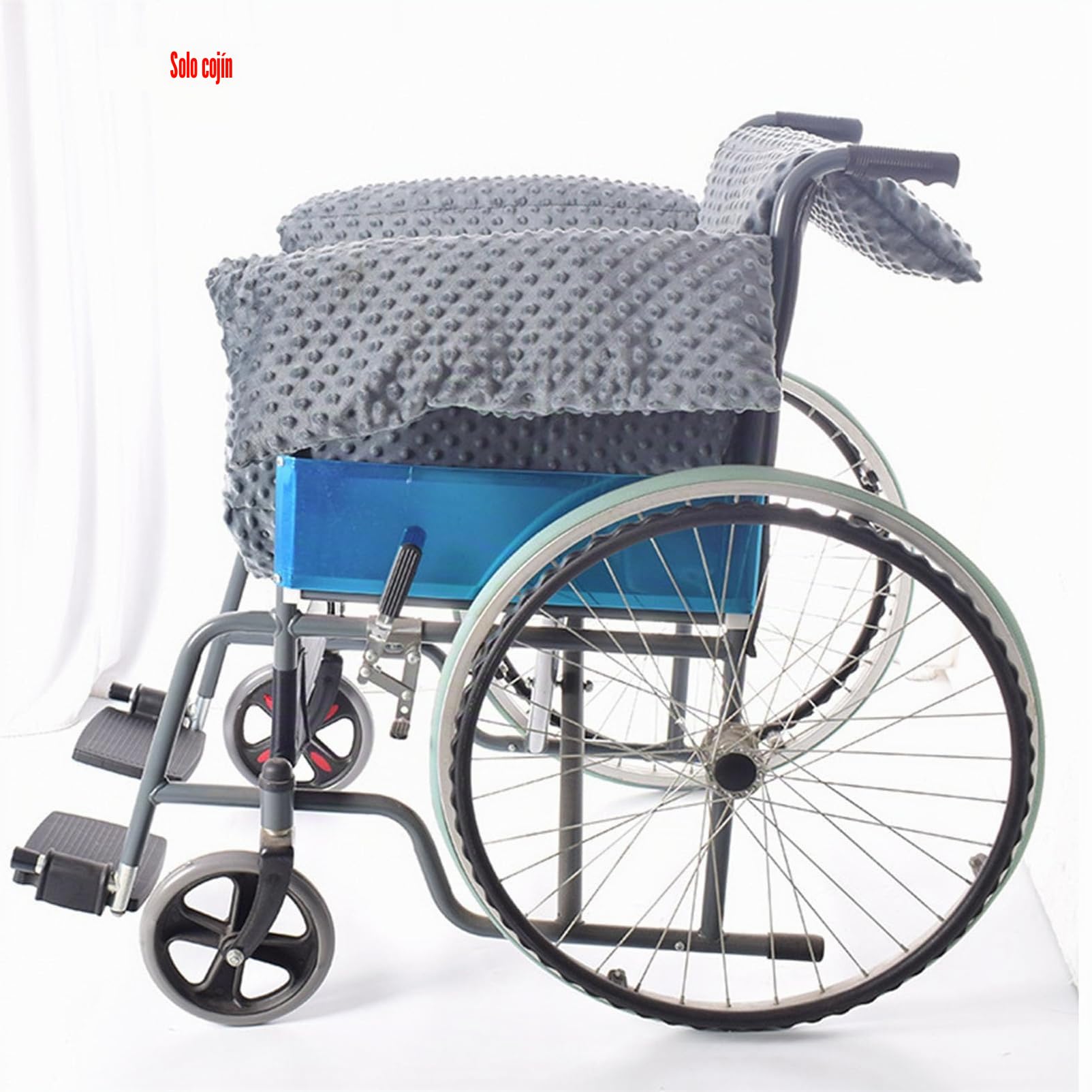 TESAY Cojín Antiescaras para Silla de Ruedas, Cojín para Silla de Ruedas con Respaldo, Cojín Ergonómico para Asiento, Cojín para Silla de Ruedas para Adultos, Cojín Confort