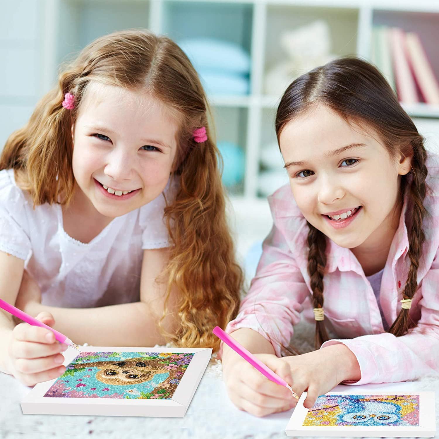 Kids Diamond Painting Kits - Cute Animals Art for Beginners -4