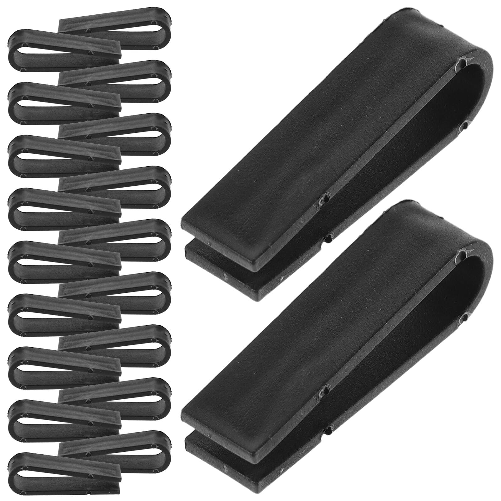 Clips de fixation murale en plastique KOMBIUDA pour miroir et verre de 6-12 mm
