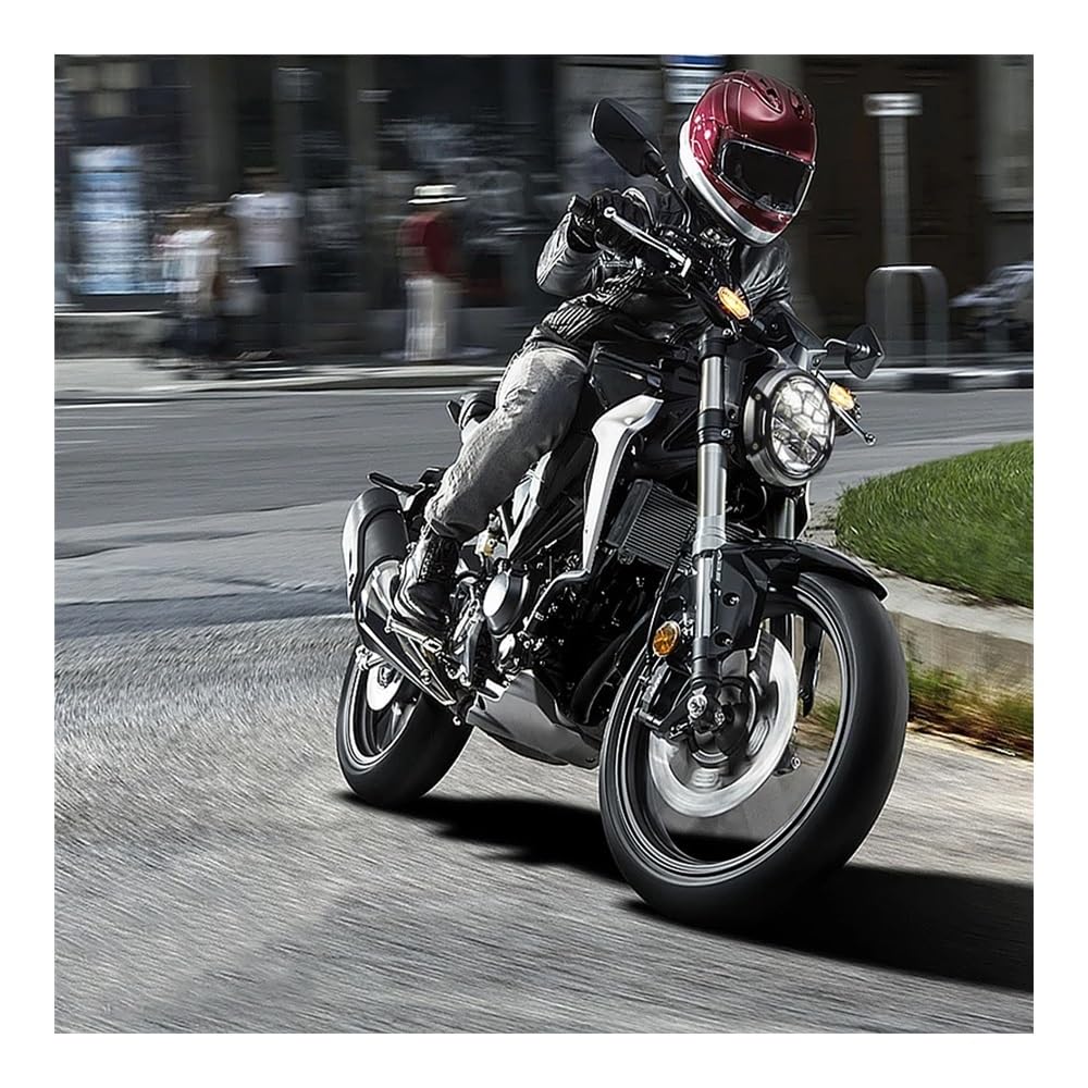 Motorrad Scheinwerfer Protector Grille Schutz Abdeckung Schutz Halterung Scheinwerfer Mesh Grille FÜR Ho&nda CB300R CB 300R CB300 R 2020 Scheinwerferabdeckung