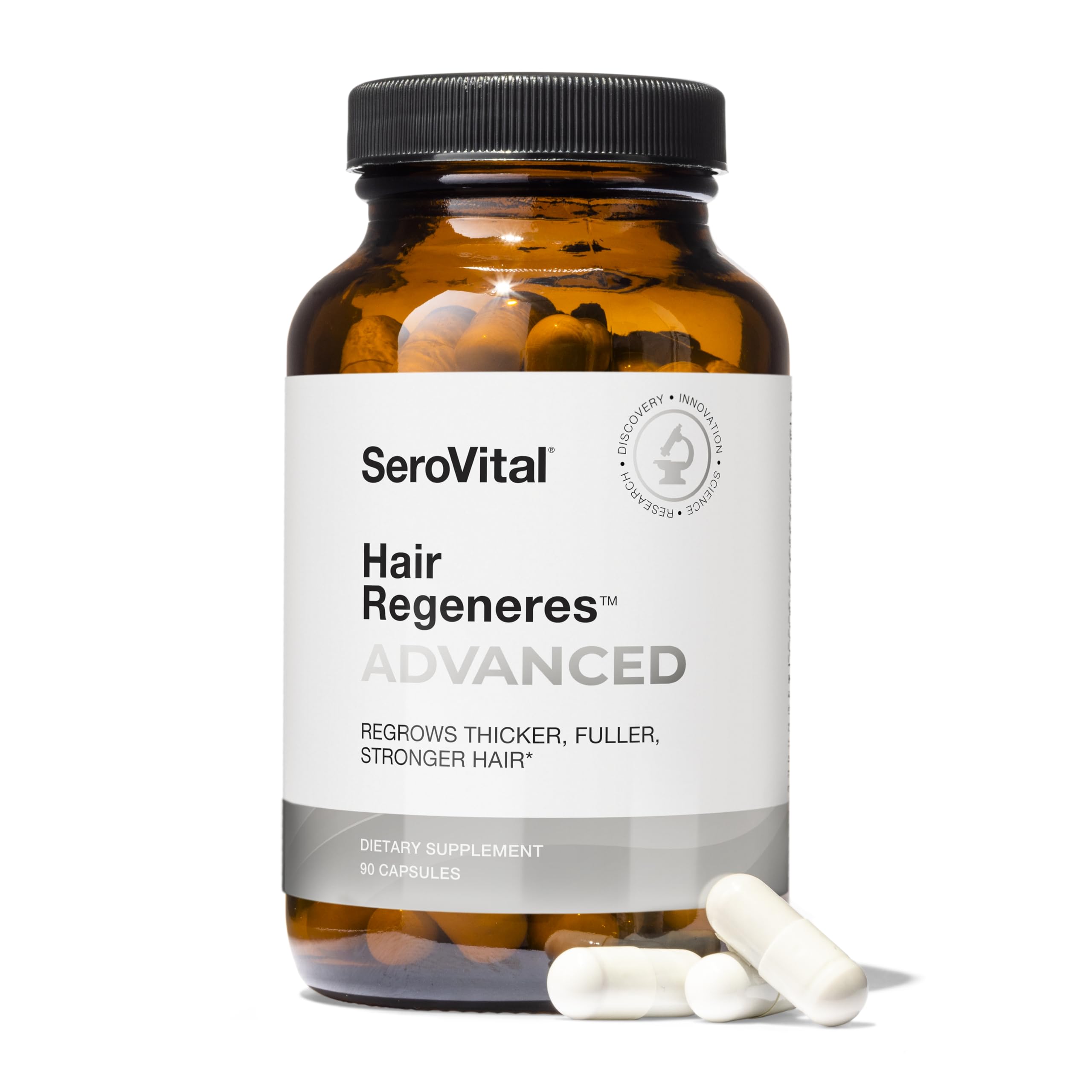 Hair Regeneres Advanced Hair Growth Supplement - Hair Vitamins for Women, Advanced Hair Regrowth, Hair Loss Treatments for Women, Thinning Hair Treatment – 90 Count