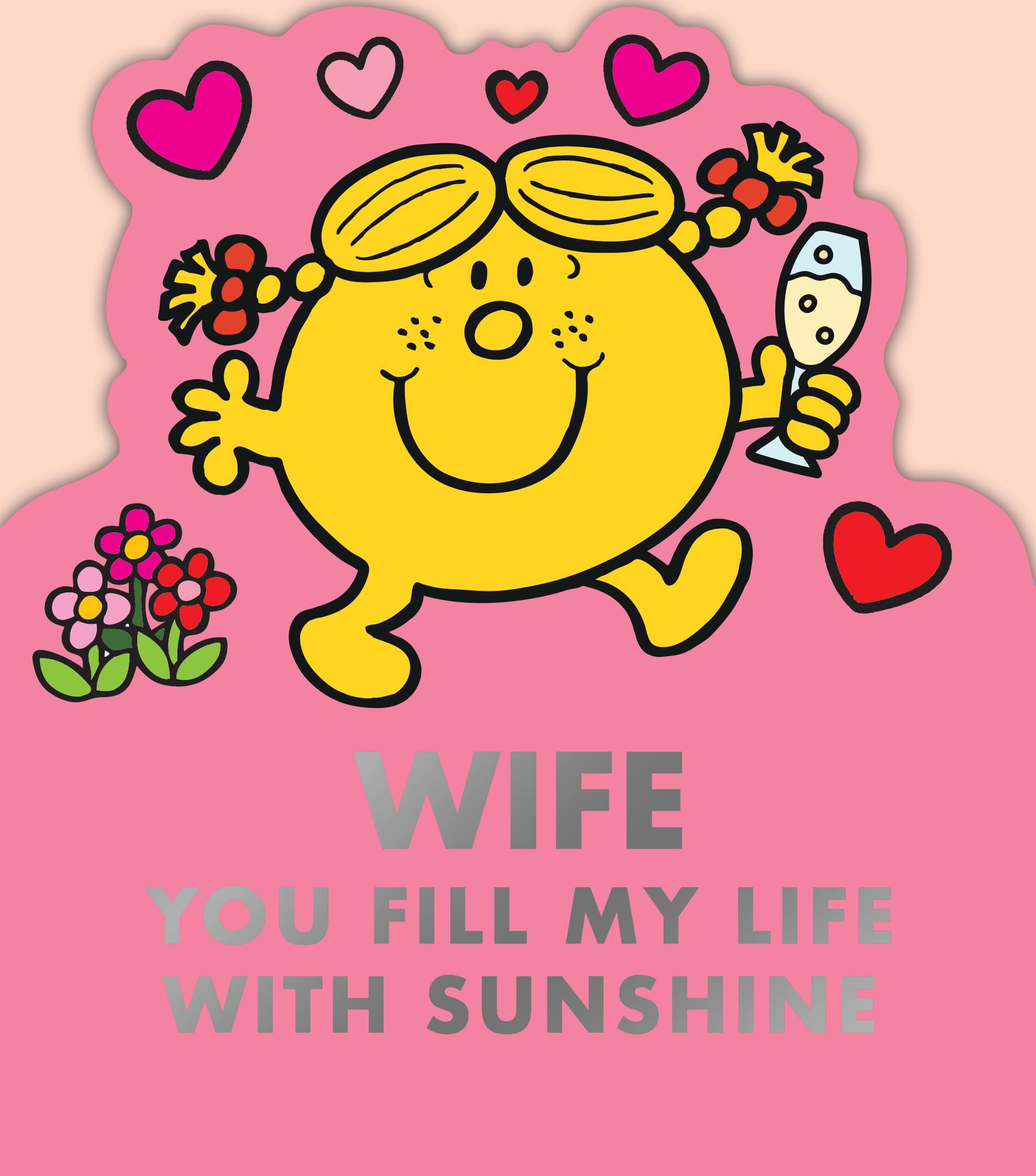 Mr Men and Little Miss Valentine's Day Card for Wife, Greeting Card