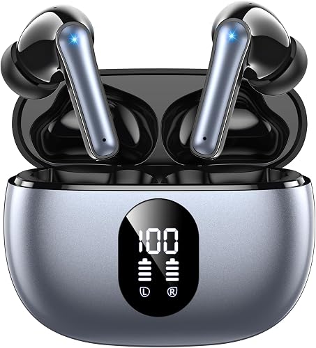 Wireless Earbuds Bluetooth 5.3 Ear Buds, Hi-Fi Stereo Bass Ear Buds with 48H Pla