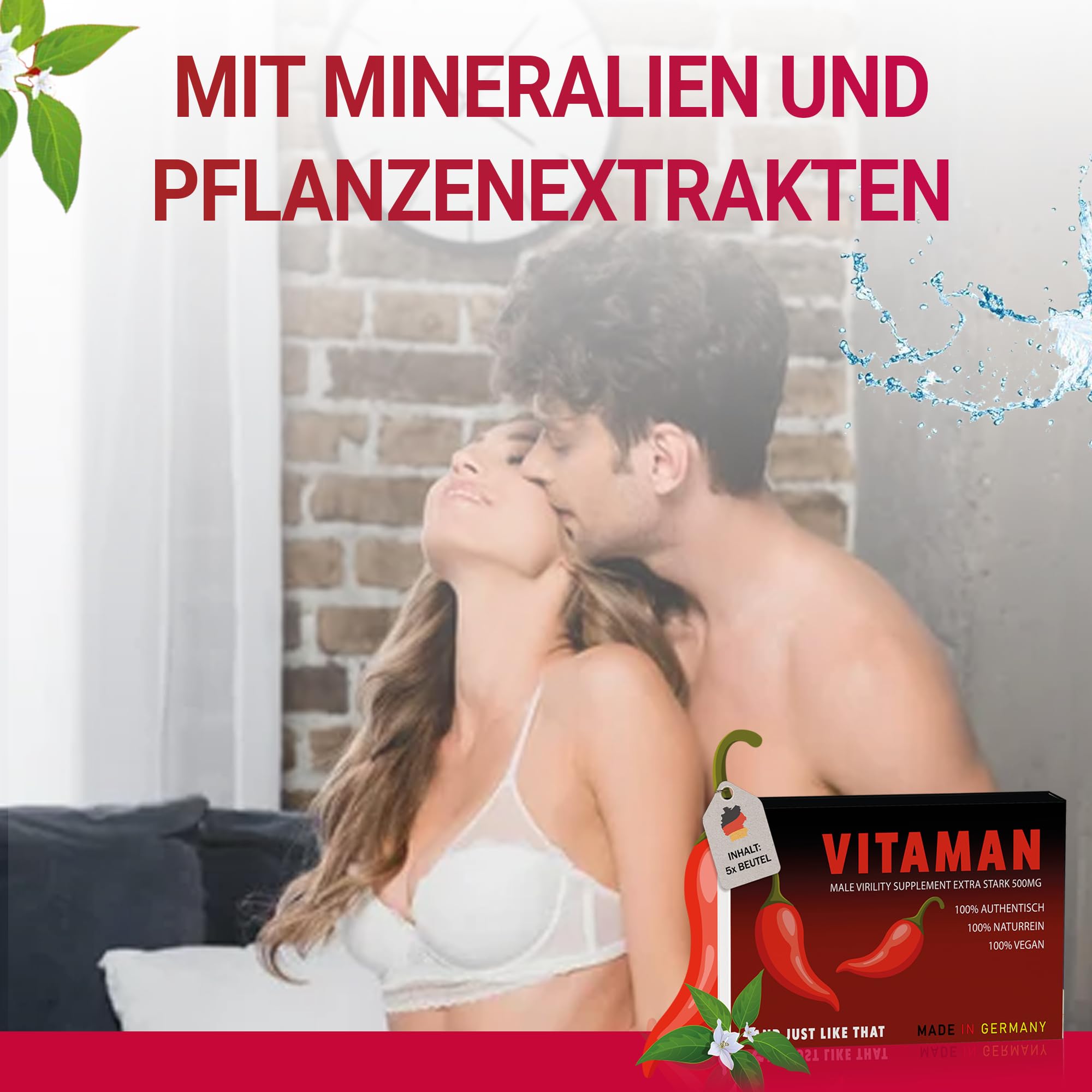 VITAMAN Gelée Royale FORTE Extra Stark – Magic Night – Hochdosierte Männer-Formel für Testosteron, Vitalität & Ausdauer – 3er Probierpackung