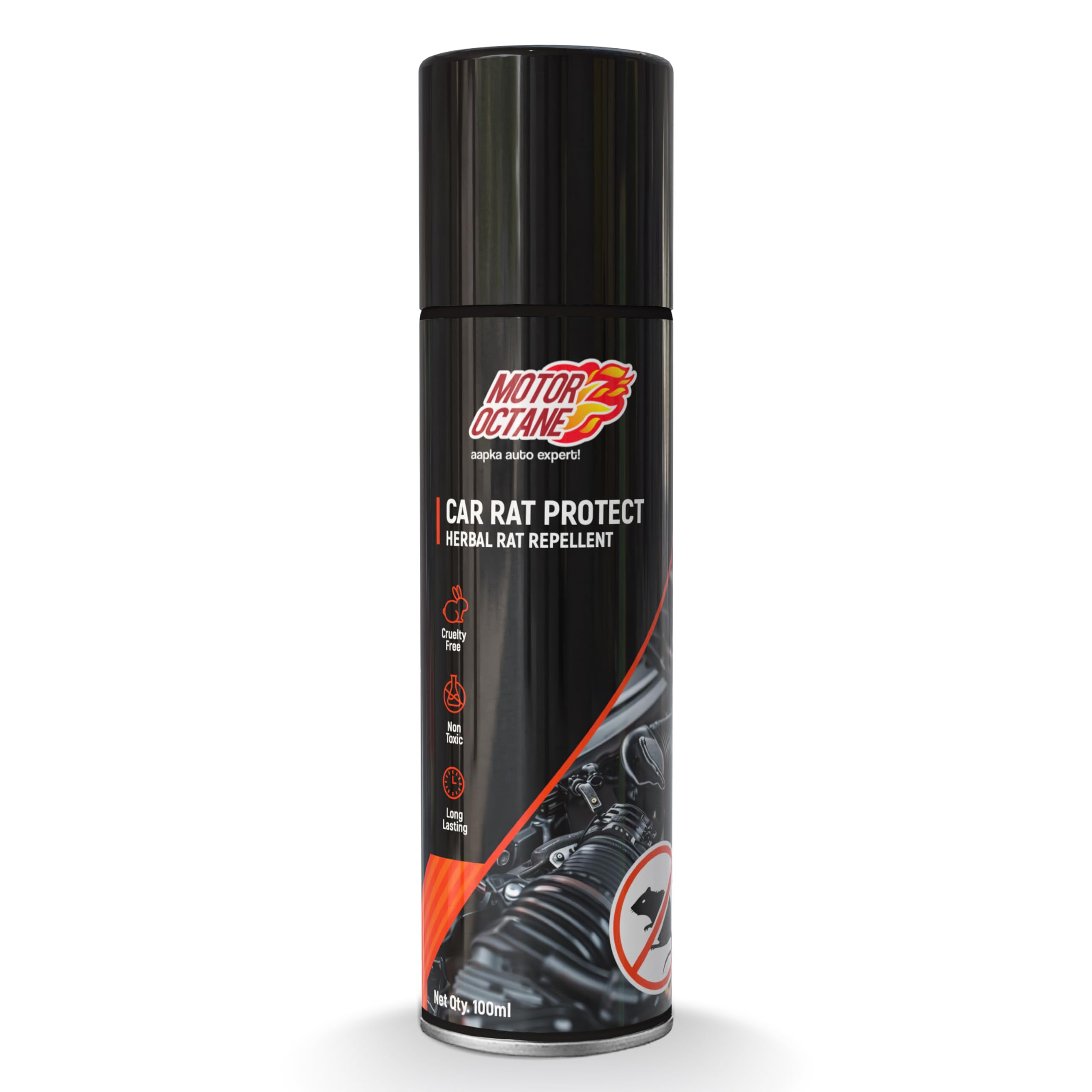 Car Rat Protect Spray | Herbal Rat Repellent Spray for Car | 100ml | Non-Toxic, Cruelty-Free, Long-Lasting Protection for Engine Bay, Cables & Rubber Hoses, Electrical Wiring