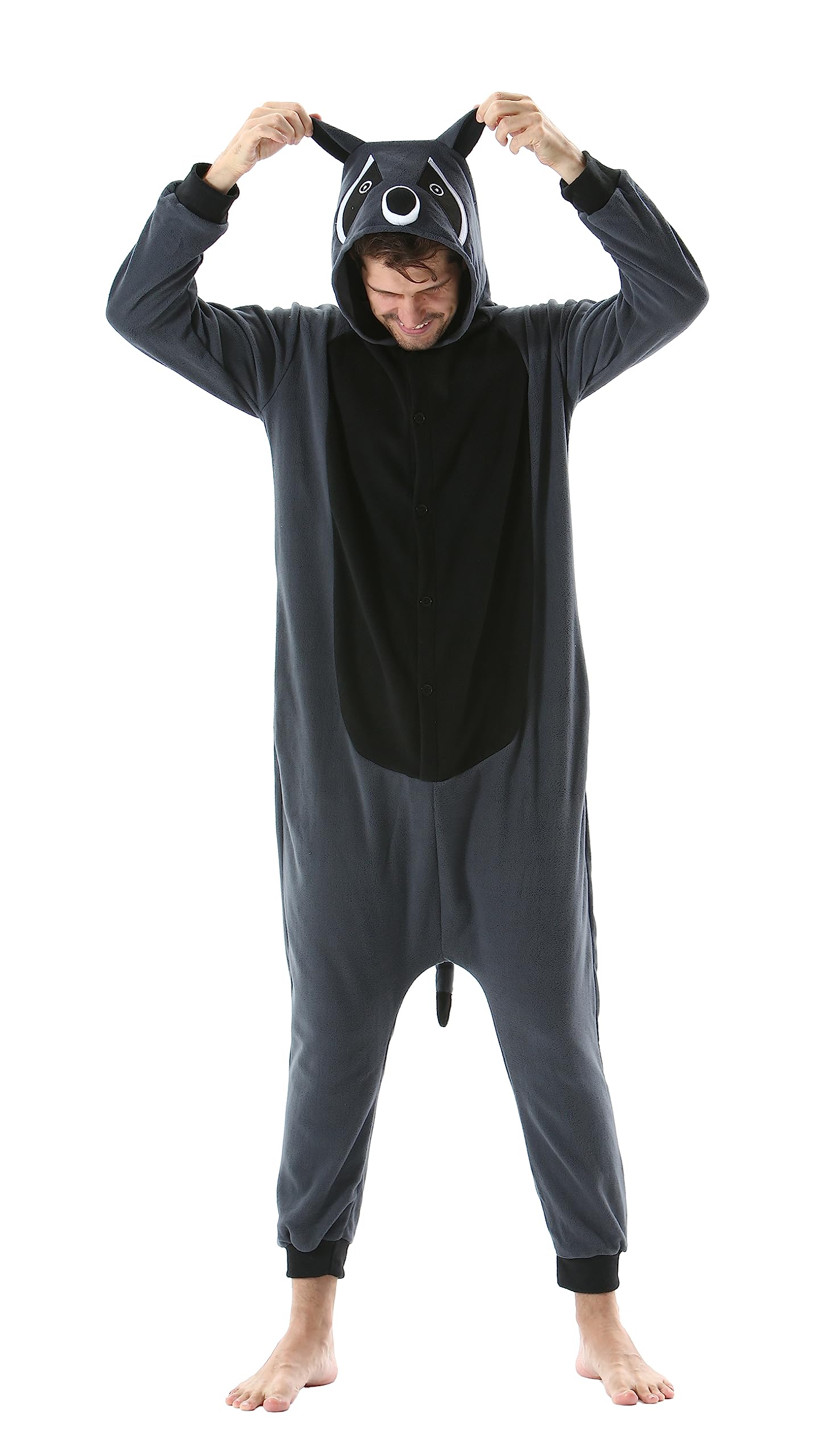 SimZoo Adulto Disfraz Pijama Unisex Pijama Kigurumi Onesie para Carnaval Halloween Cosplay Ropa de Dormir Traje de Disfraz para Navidad Festival Mujer y Hombre — view 27