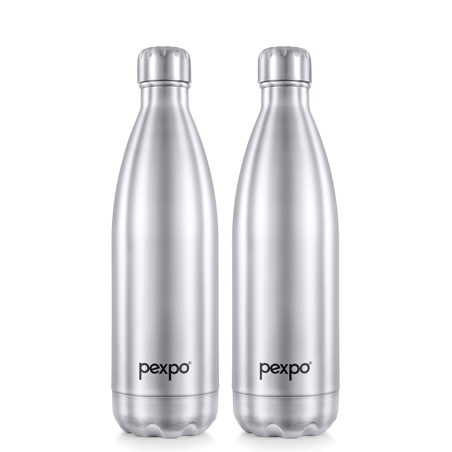 Thermo Steel 1 Litre (Pack of 2)| Hot and Cold Flask | ISI Certified Stainless Steel | 3 Layer Insulation | Leakproof | for Home, Office | 2-Year Warranty | Electro 980ml | Silver discount deal
